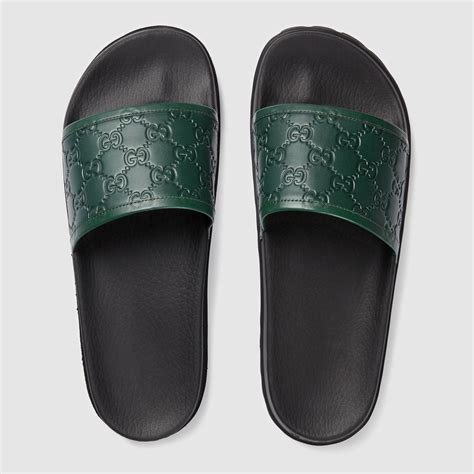 gucci slip on for men|Gucci slides men real.